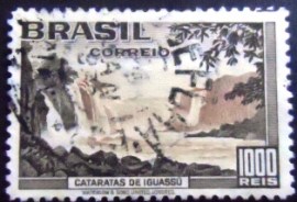 Selo postal comemorativo do Brasil de 1937 - C 121 U