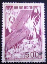 Selo postal do Japão de 1955 Yatsuhashi
