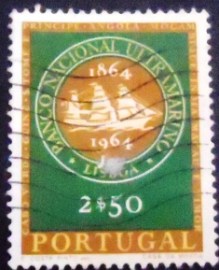 Selo postal de Portugal de 1964 Emblem of National Overseas Bank