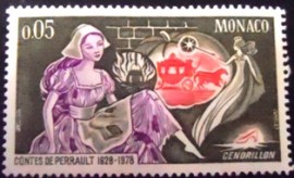 Selo postal de Monaco de 1978 Cinderella