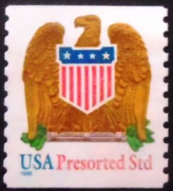 Selo postal dos Estados unidos de 1998 Eagle and Shield
