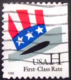 Selo postal dos Estados unidos de 1998 