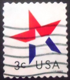 Selo postal dos Estados unidos de 2002 Star