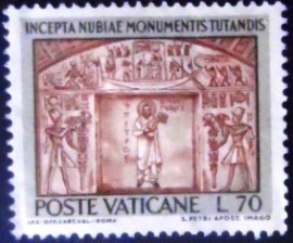 Selo postal do Vaticano de 1964 Pharaoh's Tomb