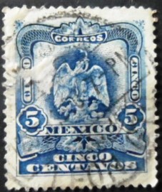 Selo postal do México de 1899 Emblem