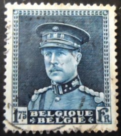Selo postal da Bélgica de 1931 King Albert I