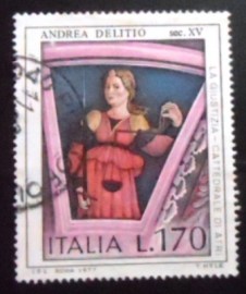 Selo postal da Itália de 1977 Justice