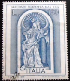 Selo postal da Itália de 1976 Fortress
