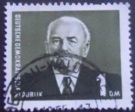 Selo postal da Alemanha Oriental de 1953 Wilhelm Pieck 1