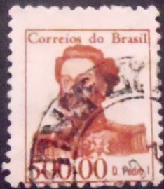 Selo postal Rergular emitido no Brasil em 1965 - R 524 U