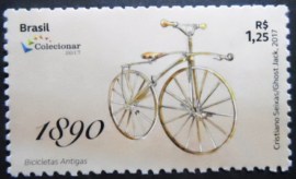 Selo postal do Brasil de 2017 Bicycle of 1890