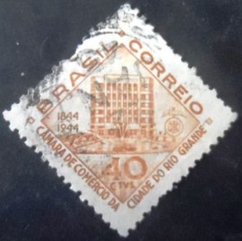 Selo postal de 1944 Câmara Comércio RS - C 193 U