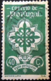 Selo postal de Portugal de 1940 Badge of the Portuguese Legion