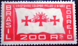 Selo postal do Brasil de 1933 Dia da Raça M variante C