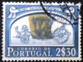 Selo postal de Portugal de 1952 Coach of Joses I