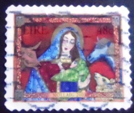Selo postal do Eire de 2003 Nativity