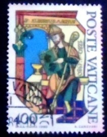 Selo postal do Vaticano de 1980 St. Albert the Great