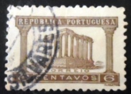 Selo postal de Portugal de 1936 Ruins of the Temple of Diana