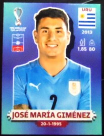 Figurinha FIFA 2022 José Maria Gimenez