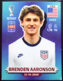 Figurinha FIFA 2022 Brenden Aaronson