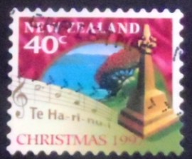 Selo postal da Nova Zelândia de 1997 Memorial Cross