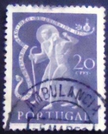 Selo postal de Portugal de 1950 John of God 20