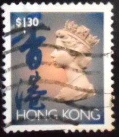 Selo postal de Hong Kong de 1996 Queen Elizabeth II