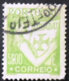 Selo postal de Portugal de 1931 Lusiadas 5$