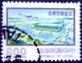 Selo postal de Taiwan de 1978 Taoyuan International Airport