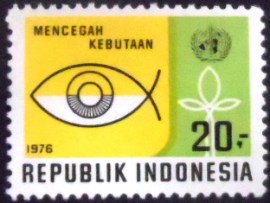 Selo postal da indonésia de 1976 World Health Day 20