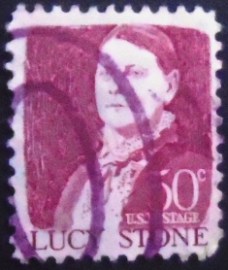 Selo postal dos Estados Unidos de 1955 Lucy Stone