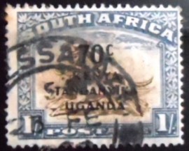 Selo postal da África Oriental Britânica de 1942 Gnu