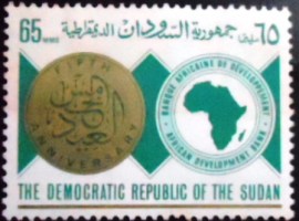 Selo postal do Sudão de 1969 African Development Bank
