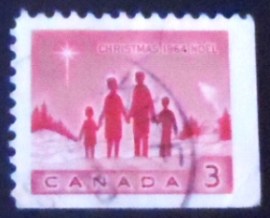 Selo postal do Canadá de 1964 Canadian Family