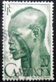 Selo postal de Camarões de 1946 Cameroonian