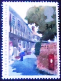 Selo postal do Reino Unido de 1985 Town Letter Delivery