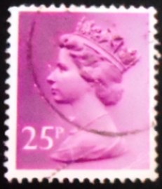 Selo postal do Reino Unido de 1981 Queen Elizabeth II Decimal Machin