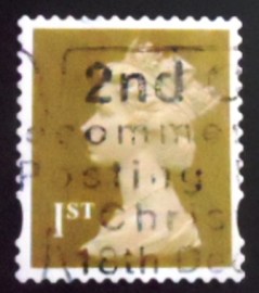 Selo postal do Reino Unido de 1997 Queen Elizabeth II Decimal Machin