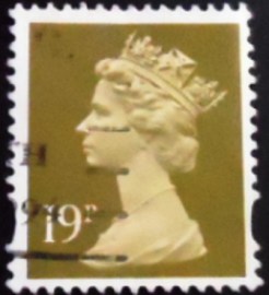 Selo postal do Reino Unido de 2000 Queen Elizabeth II Decimal Machin