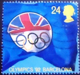 Selo postal do Reino Unido de 1992 British Olympic Association