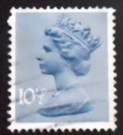 Selo postal do Reino Unido de 1978 Queen Elizabeth II 10½p Decimal Machin