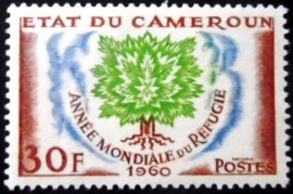 Selo postal dos Camarões de 1960 World Refugee Year