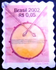 Selo postal Regular emitido no Brasil em 2002 - 816 U
