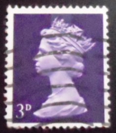Selo postal do Reino Unido de 1968 Queen Elizabeth II Predecimal Machin