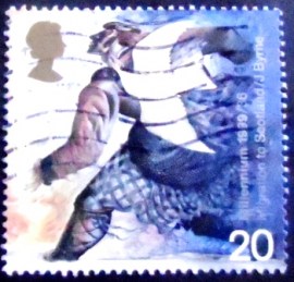 Selo postal do Reino Unido de 1999 Dove and Norman Settler