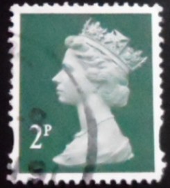 Selo postal do Reino Unido de 1995 Queen Elizabeth II Decimal Machin
