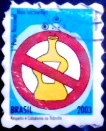 Selo postal Regular emitido no Brasil em 2003 - 825 U