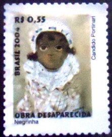 Selo postal Regular emitido no Brasil em 2004 - 829 U