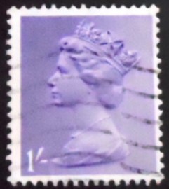 Selo postal do Reino Unido de 1967 Queen Elizabeth II 1/ Predecimal Machin