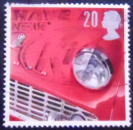 Selo postal do Reino Unido de 1996 Triumph TR3